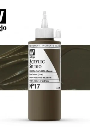VALLEJO STUDIO SOMBRA NATURAL 200 ML Mayoreo