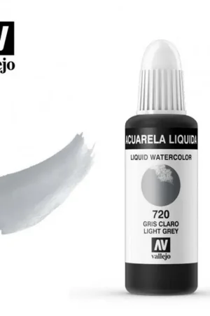 Pedido Al Por Mayor ACUARELA LIQUIDA GRIS CLARO VALLEJO 32 ML