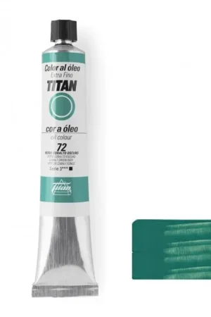 VERDE COBALTO OSCURO SERIE 3 Nº 72 60 ML OLEO EXTRAFINO TITAN Entrega Rápida