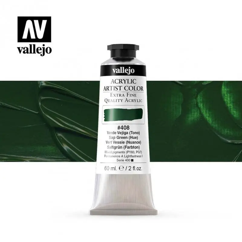 Stock Limitado ARTIST COLOR 408 VERDE VEJIGA 60 ML