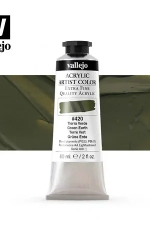 Auténtico ARTIST COLOR 420 TIERRA VERDE 60 ML