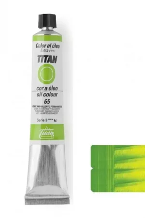 Entrega Rápida VERDE AMARILLENTO PERMANENTE SERIE 3 Nº 65 60 ML OLEO EXTRAFINO TITAN