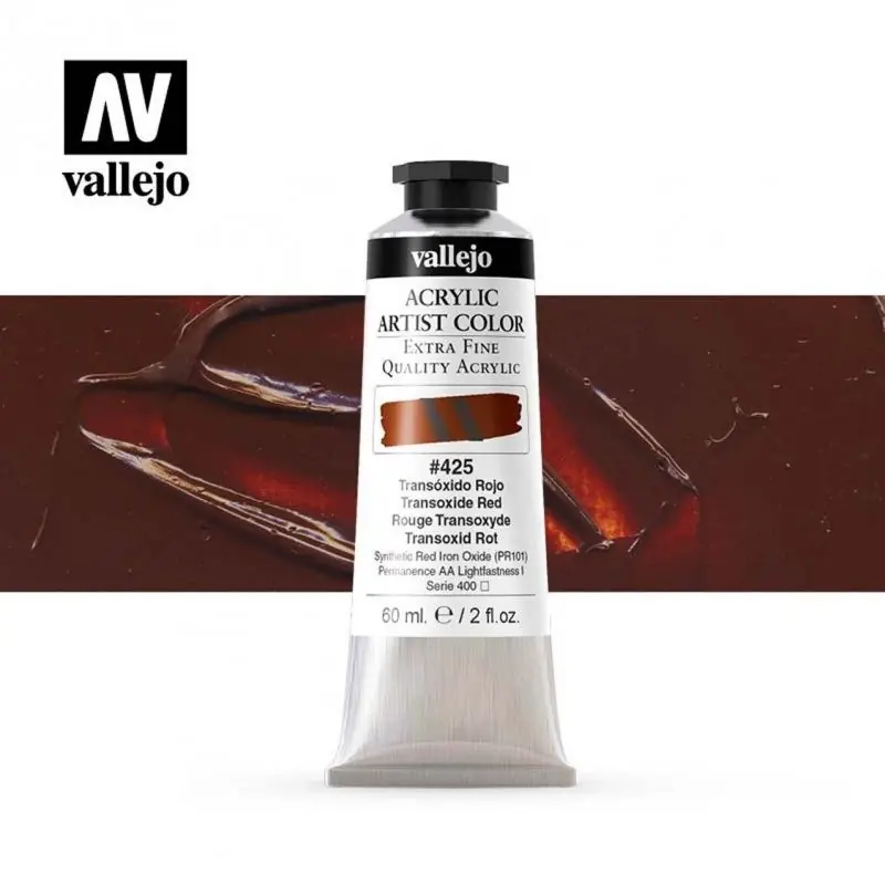 ARTIST COLOR 425 TRANSÓXIDO ROJO 60 ML Solo Hoy
