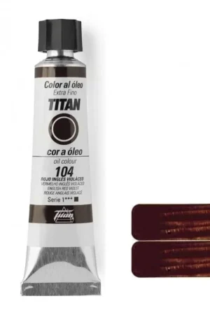 Envío Inmediato ROJO INGLÉS VIOLÁCEO SERIE 1 Nº 104 20 ML OLEO EXTRAFINO TITAN
