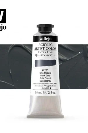 Lujoso ARTIST COLOR 321 GRIS OSCURO 60 ML