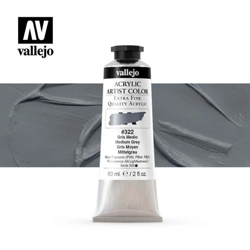 ARTIST COLOR 322 GRIS MEDIO 60 ML Gran Oferta