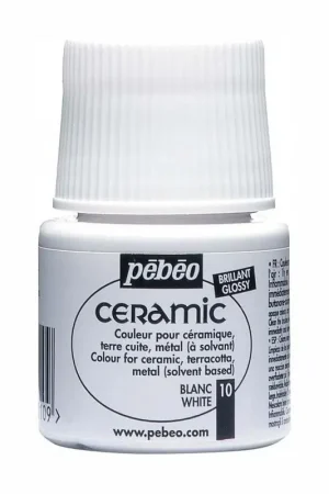 Premium PINTURA CERAMIC PEBEO BLANCO 45 ML