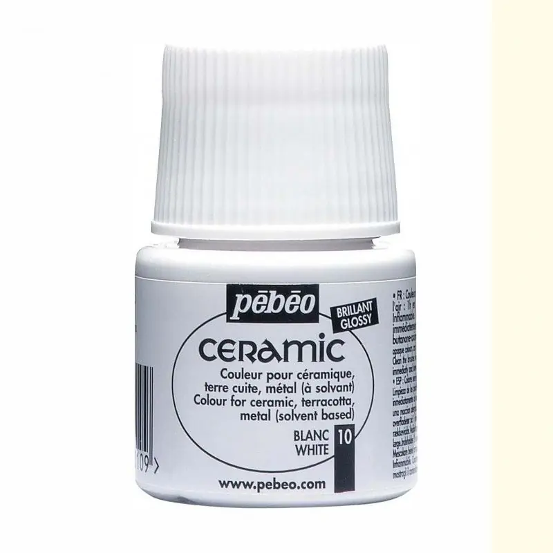 Premium PINTURA CERAMIC PEBEO BLANCO 45 ML