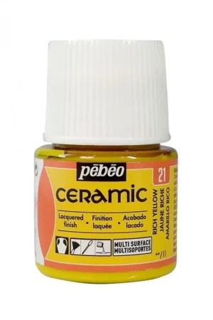 PINTURA CERAMIC PEBEO AMARILLO RICO 45 ML Pedido Al Por Mayor