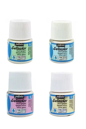 Novedad PINTURA PARA TELA SETACOLOR OPACA NACARADA 45 ML