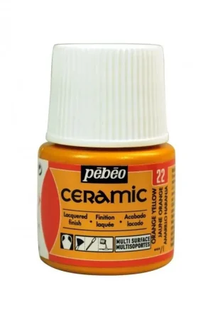 Certificado PINTURA CERAMIC PEBEO AMARILLO NARANJA 45 ML