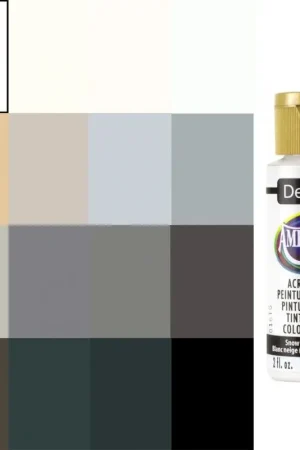 Tendencia PINTURA ACRILICA AMERICANA DECOART BLANCOS, NEGROS, GRISES