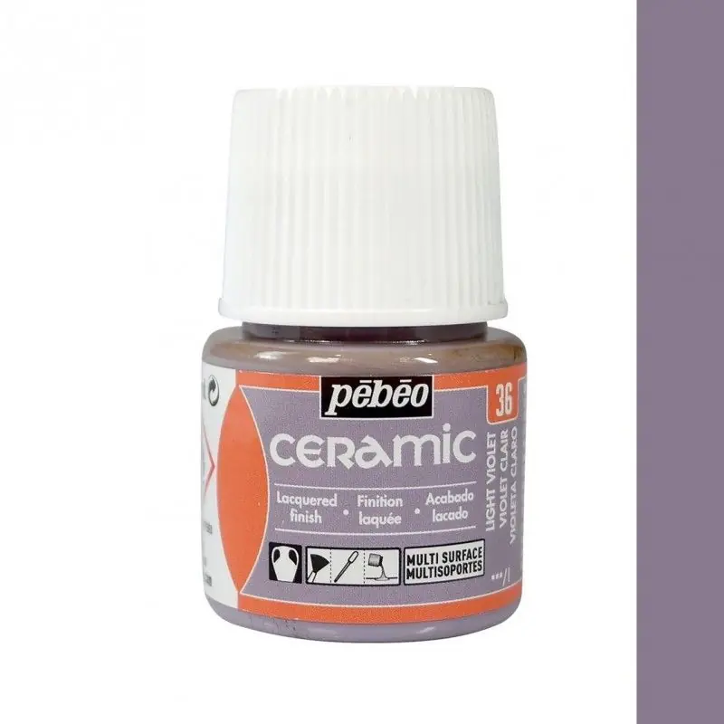 PINTURA CERAMIC PEBEO VIOLETA CLARO 45 ML Rebajas