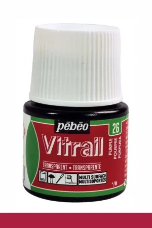 PINTURA CRISTAL VITRAIL PÚRPURA PEBEO 45 ML Compra Ahora