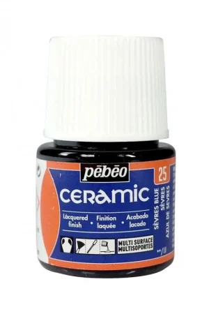 Disponible Ahora PINTURA CERAMIC PEBEO AZUL DE SEVRES 45 ML