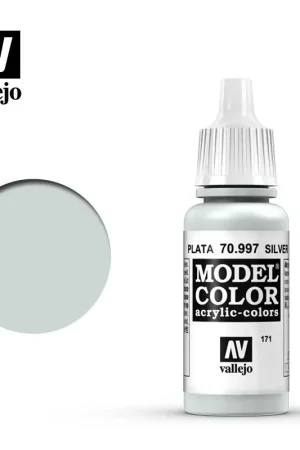 MODEL COLOR METALIZADO PLATA Hecho A Mano