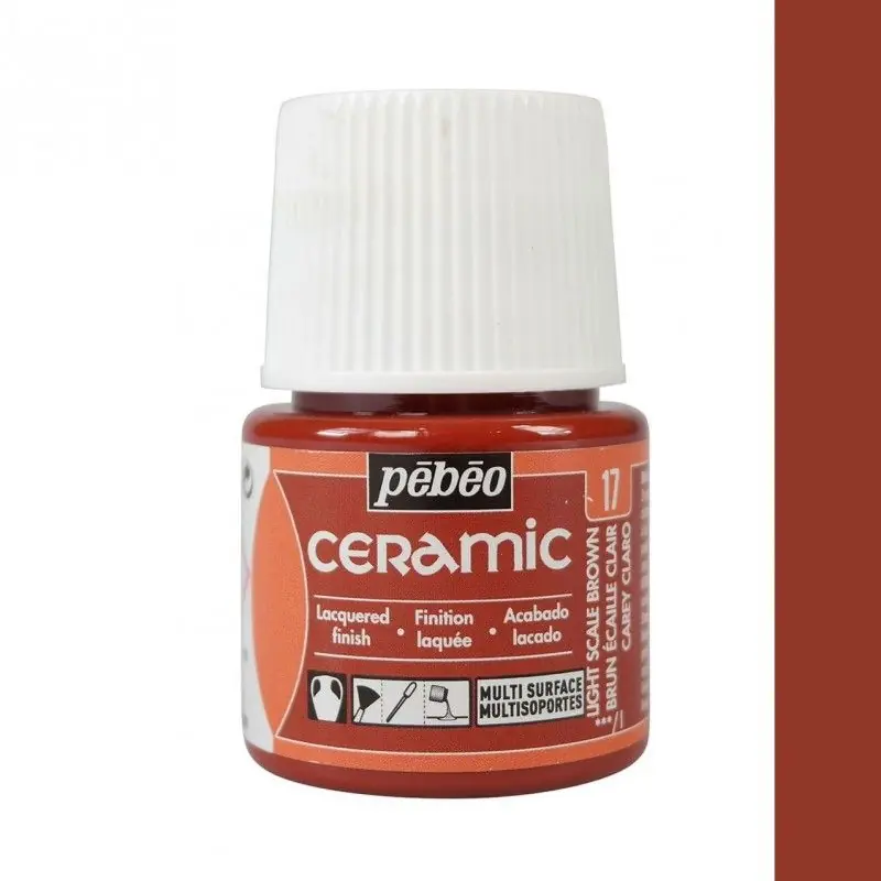 Imprescindible (Must-Have) PINTURA CERAMIC PEBEO CAREY CLARO 45 ML
