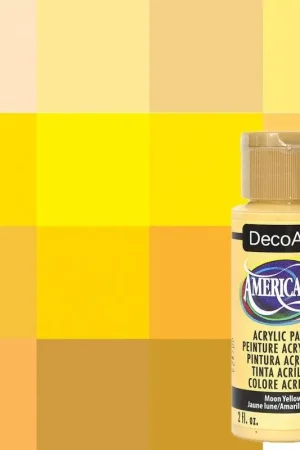 Disponible Ahora PINTURA AMERICANA DECOART ACRILICA AMARILLOS
