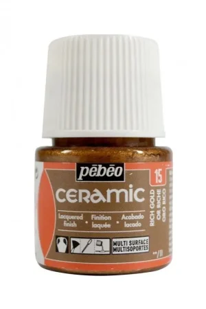 PINTURA CERAMIC PEBEO ORO RICO 45 ML Devolución Gratuita
