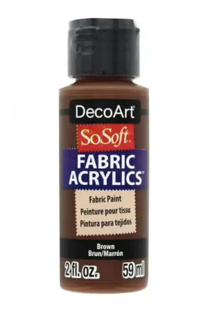 PINTURA PARA TELA SO SOFT MARRON 59ML Mejor Precio