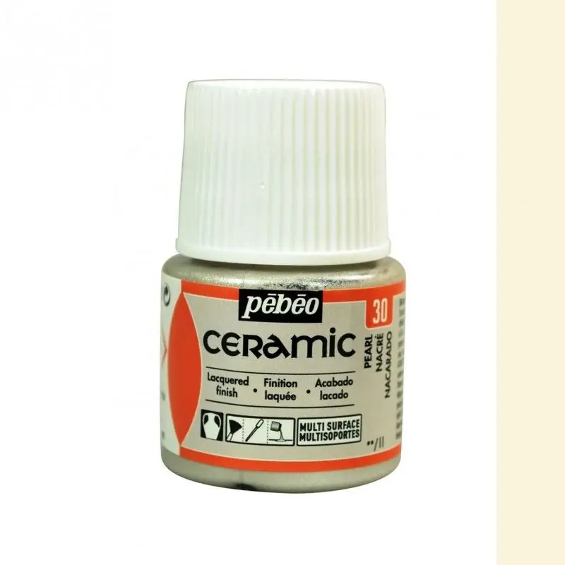 PINTURA CERAMIC PEBEO NACARADO 45 ML Imprescindible (Must-Have)