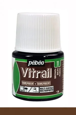 PINTURA CRISTAL VITRAIL PARDO PEBEO 45 ML Precio De Oferta