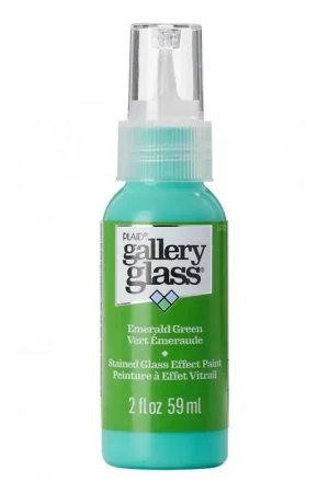 GALLERY GLASS EMERALD GREEN 59 ML FALSO TIFFANY Lujoso