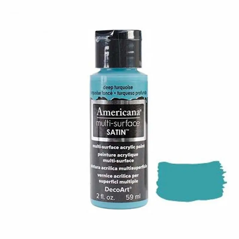 Novedad TURQUESA PROFUNDA 59 ML AMERICANA MULTI-SUPERFICIE SATIN
