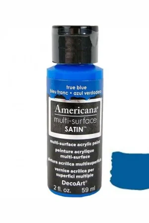 AZUL VERDADERO 59 ML AMERICANA MULTI-SUPERFICIE SATIN Hecho A Mano