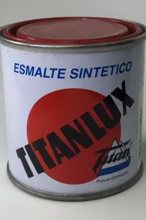 ESMALTE SINTÉTICO TITANLUX 125 ML ROJO BERMELLÓN Precio Económico