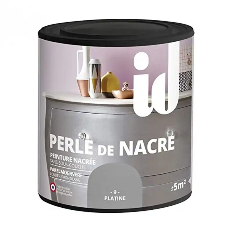 PINTURA NACARADA COLOR PLATINO 500ML ID LAKEONE Pedido Al Por Mayor