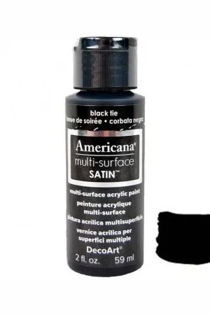 CORBATA NEGRA 59 ML AMERICANA MULTI-SUPERFICIE SATIN Compra Ahora