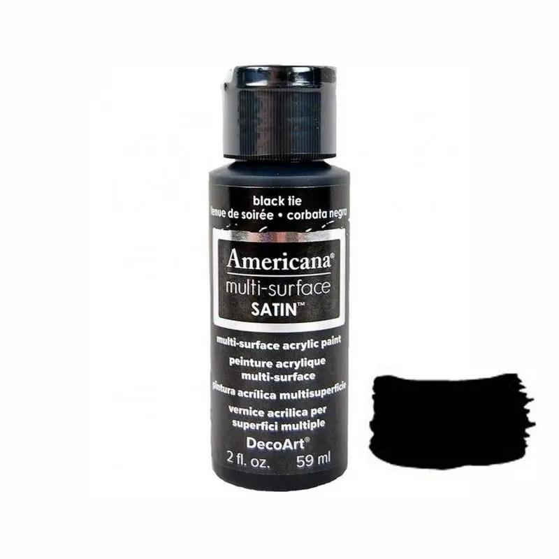 CORBATA NEGRA 59 ML AMERICANA MULTI-SUPERFICIE SATIN Compra Ahora