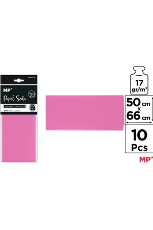PAPEL SEDA ROSA 50 x 66 cm 10 Uds. Precio De Fábrica