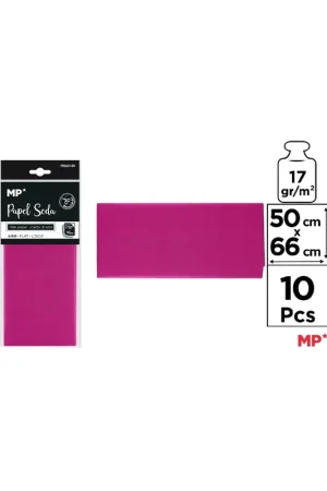 PAPEL SEDA MAGENTA 50 x 66 cm 10 Uds. Oferta Especial