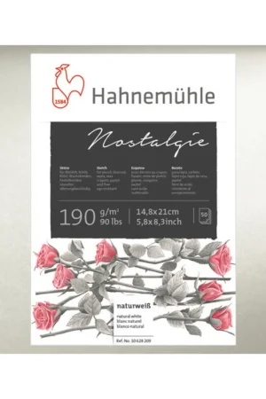 BLOC HAHNEMUHLE  NOSTALGIE A5  190 GRAMOS Favorito De Clientes