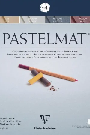 Alta Calidad BLOC PASTELMAT CLAIRE FOUNTAINE Nº4 A3