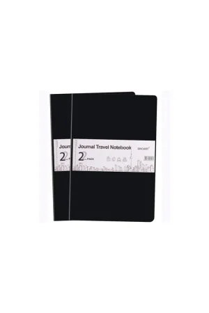Últimas Unidades Journals Travel Notebook 100g acid-free 32 Hjs pack 3 uds A6