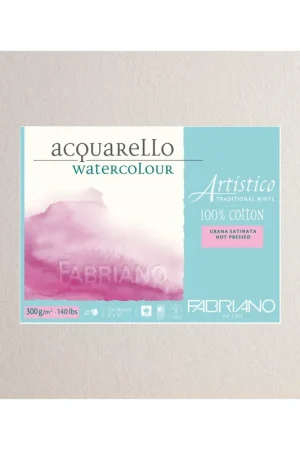 Precio De Oferta BLOC FABRIANO 100% ALGODON 300 SATINADO 26X36