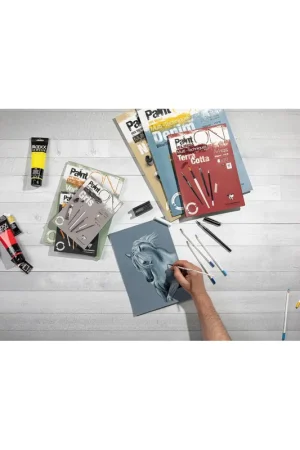 BLOC CLAIRE FOINTAINE PAINT ON 250 GRAMOS A5 AZUL Oferta