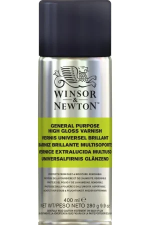 WINSOR & NEWTON ADITIVO OLEO ARTISTS 400ML BARNIZ BRILL TODA SUPERF SPRAY V1 Precio Bajo