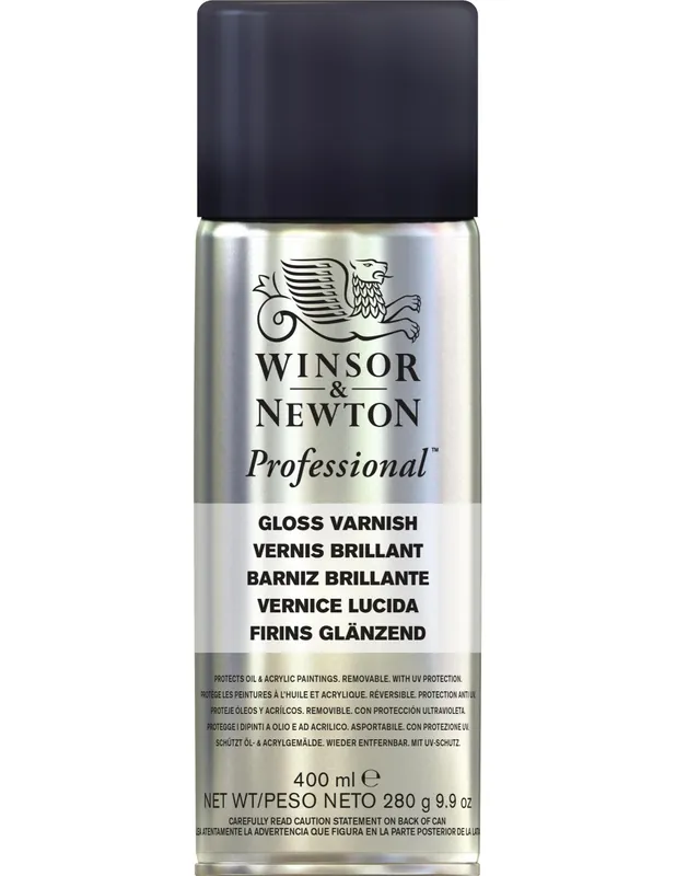 Alta Calidad WINSOR & NEWTON ADITIVO OLEO ARTISTS 400ML BARNIZ BRILLANTE SPRAY V1