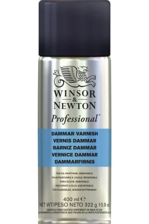 Disponible Ahora WINSOR & NEWTON ADITIVO OLEO ARTISTS 400ML BARNIZ DAMMAR SPRAY V1