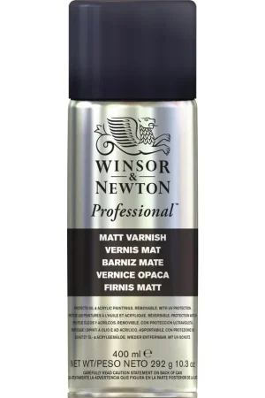 Hecho A Mano WINSOR & NEWTON ADITIVO OLEO ARTISTS 400ML BARNIZ MATE SPRAY V1