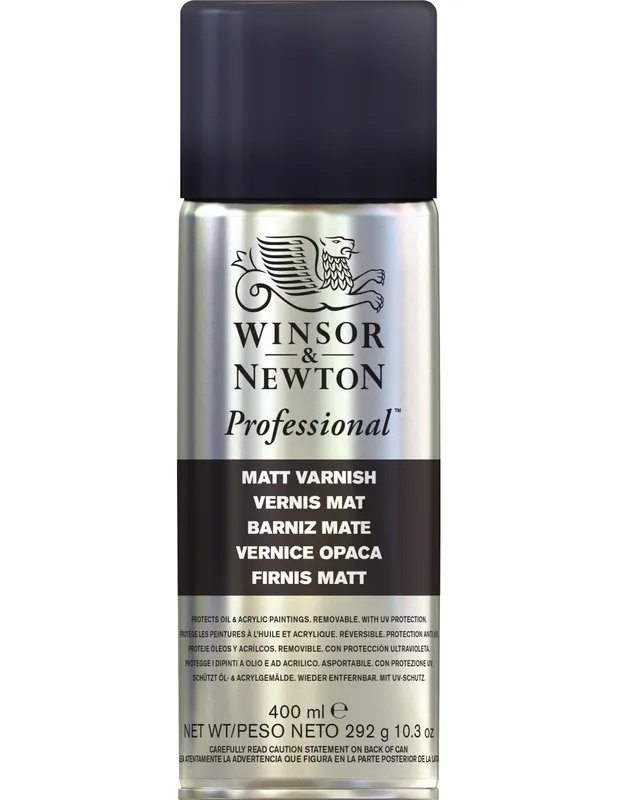 Hecho A Mano WINSOR & NEWTON ADITIVO OLEO ARTISTS 400ML BARNIZ MATE SPRAY V1