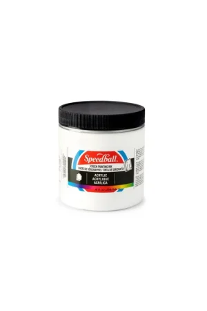 8 oz Fabric Screen Printing Ink White Original