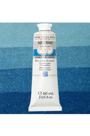 Exclusivo LEFRANC BOURGEOIS TINTA AQUA WASH 60ML AZUL OCÉANO